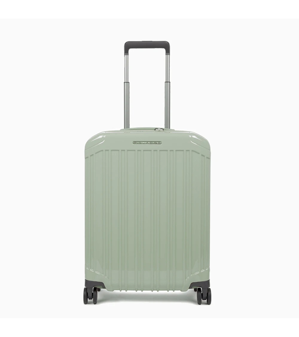 Piquadro PQ-Light Cabin Trolley 55cm | Slim 4-Wheel Spinner